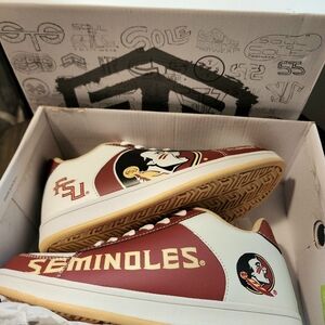 Seminoles Women's Athletic Shoes - Red and White